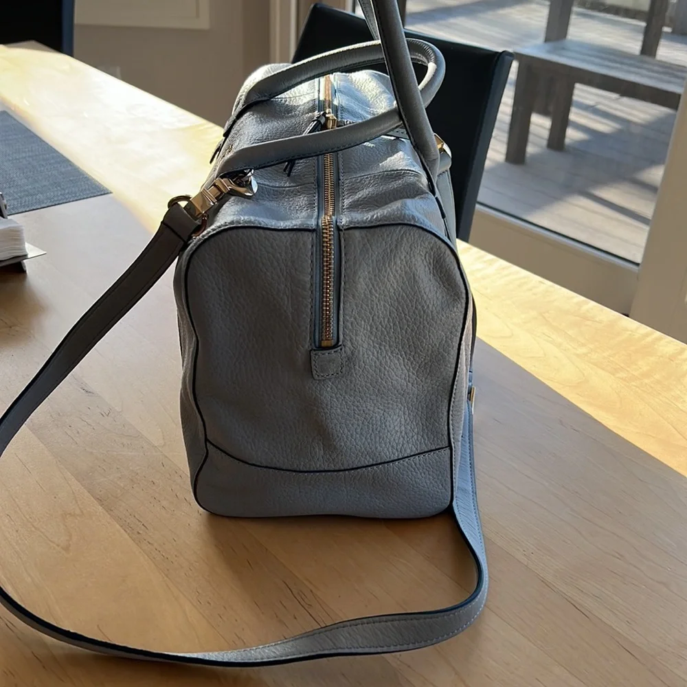 Tory Burch light blue bowler bag, pristine condition - Picture 4 of 8